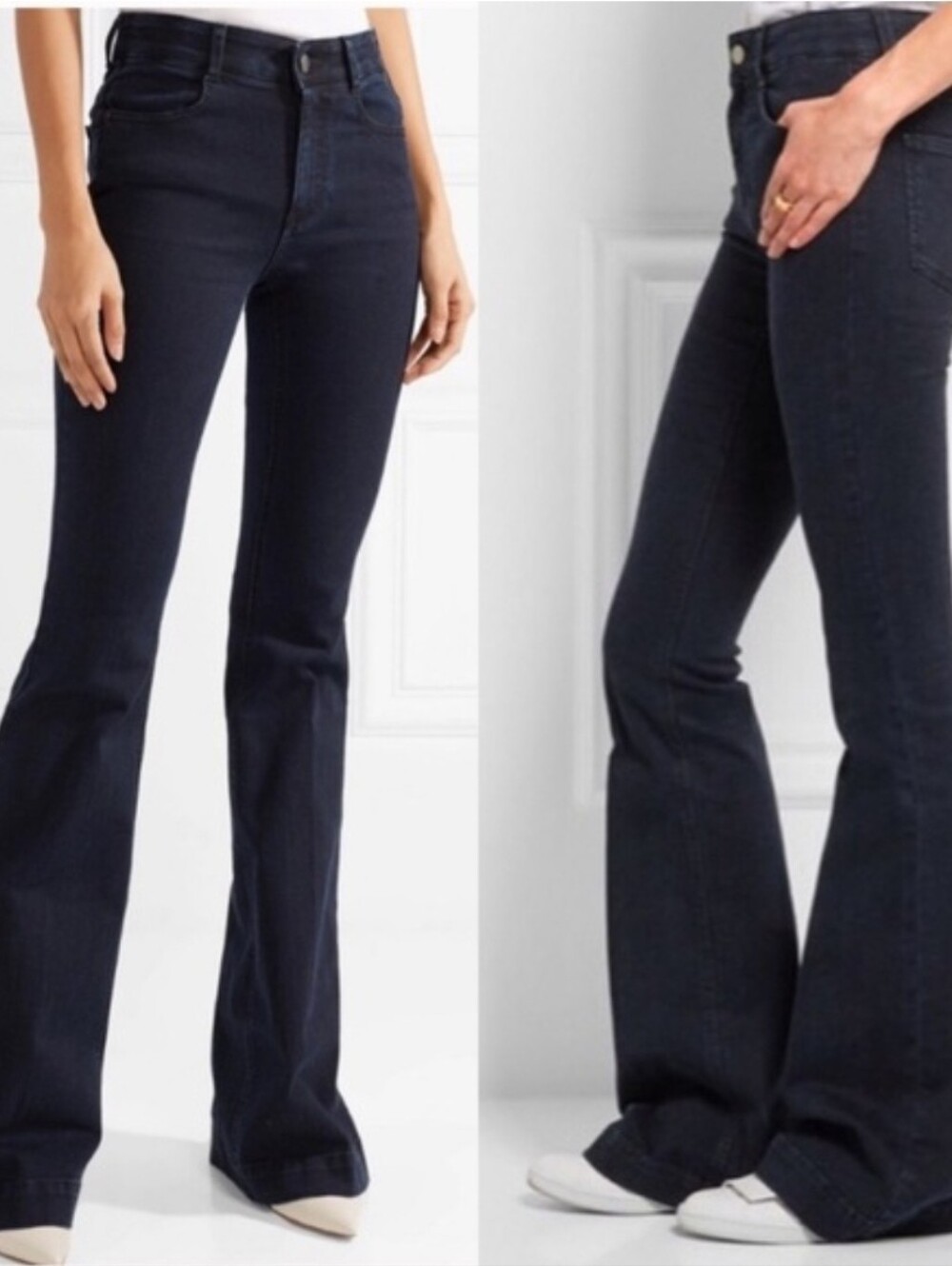 Stella McCartney 70’s high rise flared jean 30 Skinny